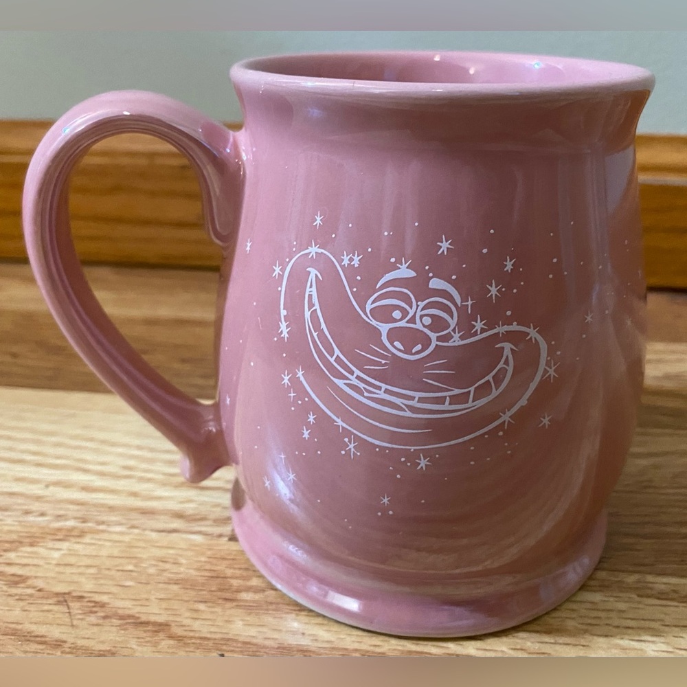 Pink Cheshire Cat Mug 14 ounces - Picture 2 of 6